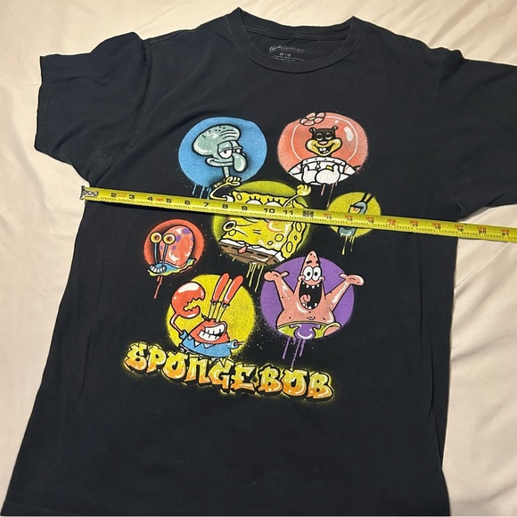 SpongeBob Graphic Tee | Vintage Style Nickelodeon Shirt | Size M - Picture 2 of 6